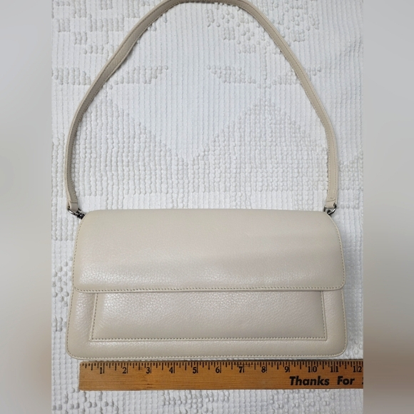 Preston And York Cream Leather Shoulder Bag, See Dispcription - Picture 1 of 16